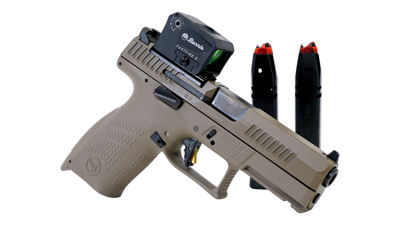 CZ P-10 C 9MM 15RD | BURRIS FASTFIRE E | FDE