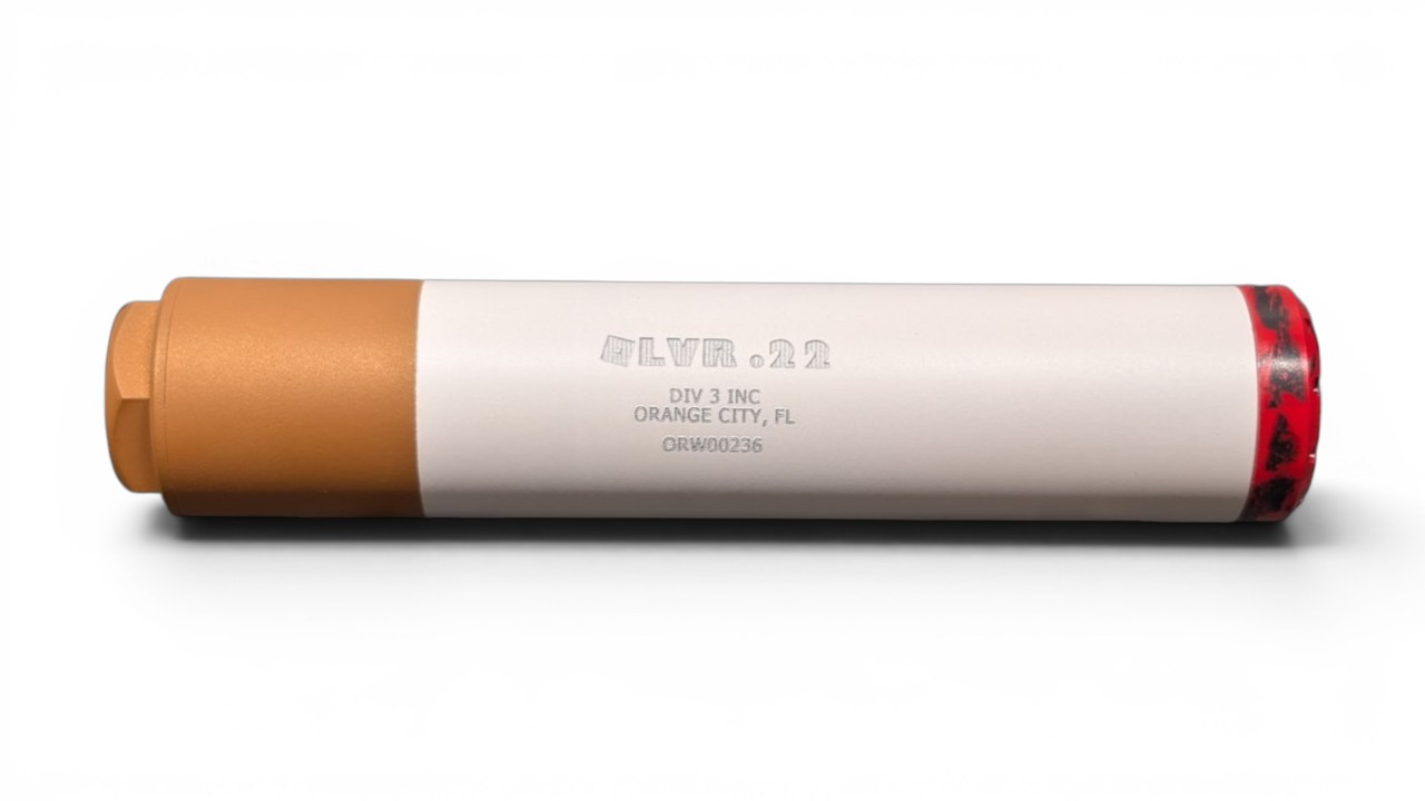 DIVISION 3 OLVR 22 HEATER .22 CAL SUPPRESSOR