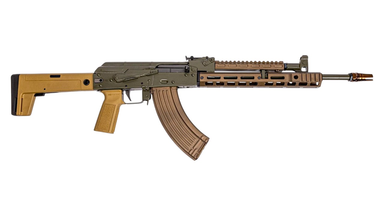 PSA SABRE AK-47 GF5 W/ PLAN B MOUNT 7.62X39MM | GREEN/BRONZE