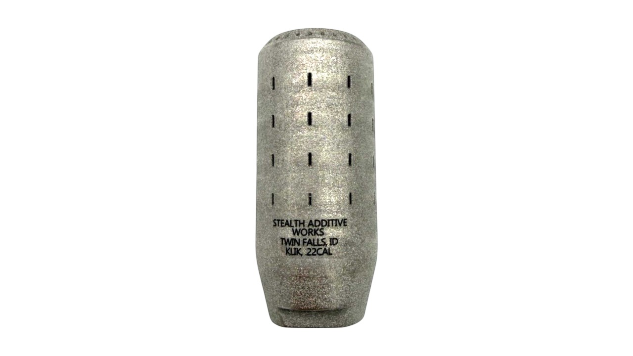 STEALTH ADDATIVE WORKS KLIK .22 CAL SUPPRESSOR