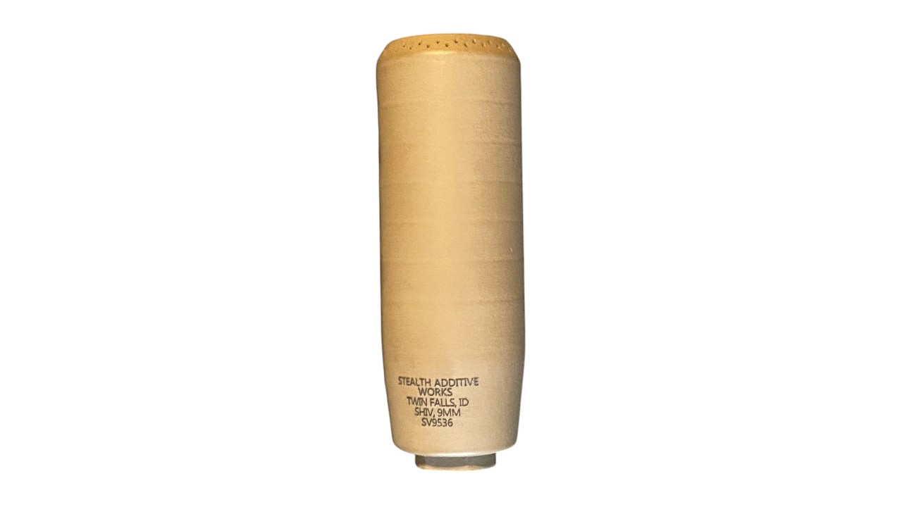 STEALTH ADDITIVE SHIV 9MM SUPPRESSOR | FDE
