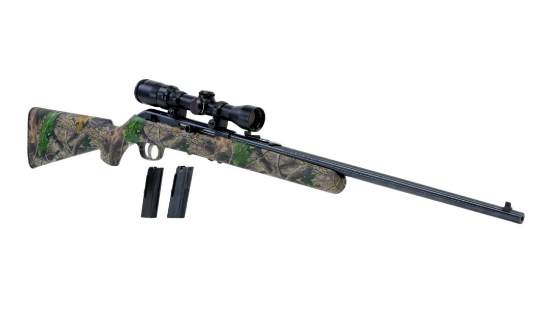 18142- SAVAGE 64 .22LR CAMO SCOPE