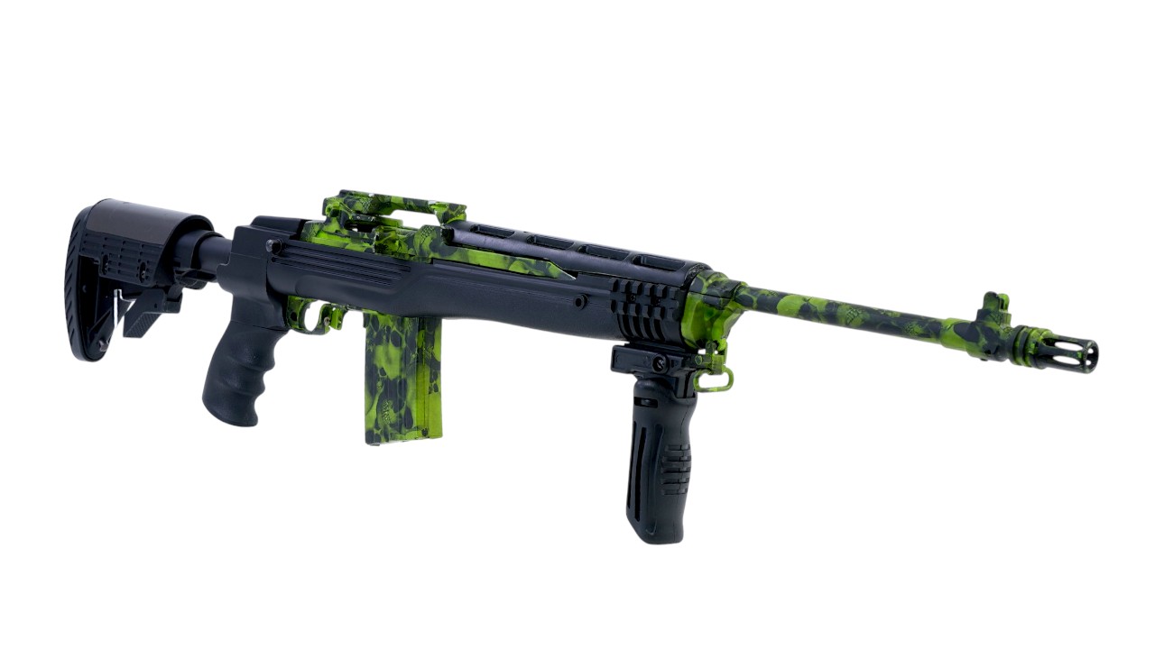 RUGER MINI-14 .223 REM 20RD | FOLDING STOCK | GREEN SKULLS