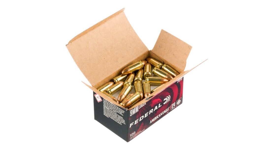FEDERAL AMERICAN EAGLE 9MM 124GR FMJ 100RD-604544689341