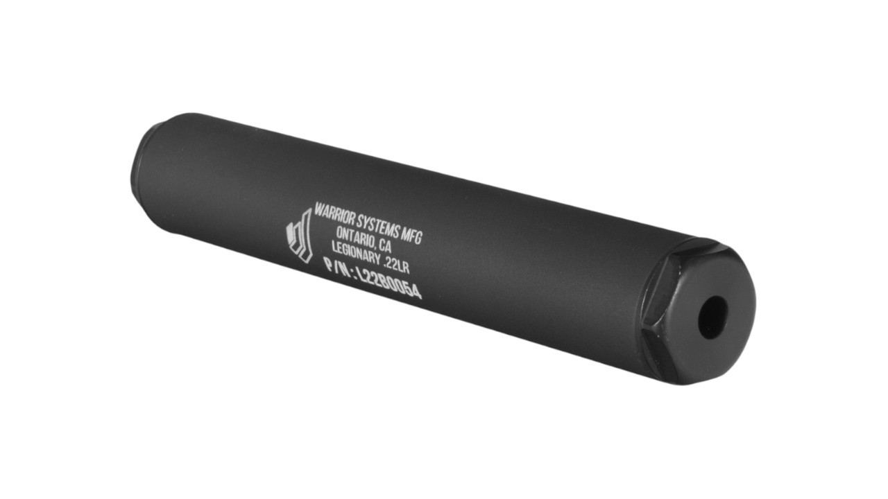WARRIOR SYSTEMS LEGIONARY 22 SUPPRESSOR .22LR 1/2X28