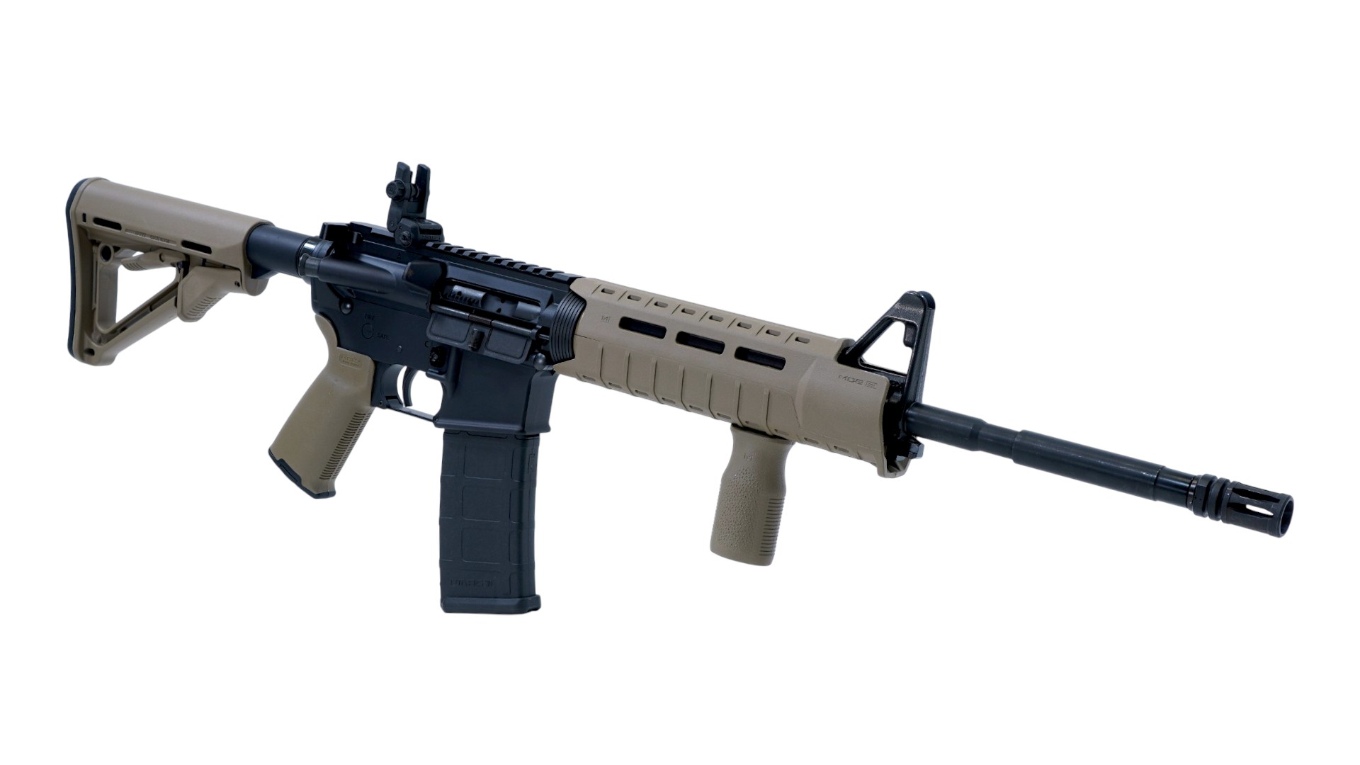 PSA PA-15 MOE 5.56 NATO 16" 30RD | FDE TWO TONE