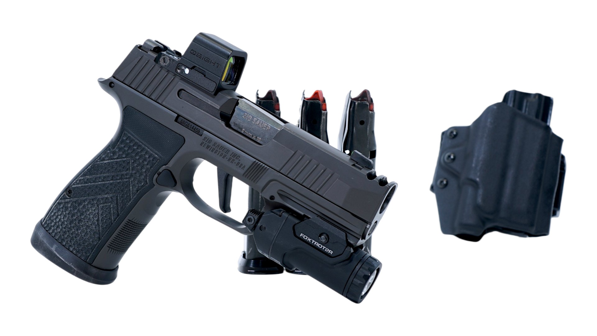 SIG P365 AXG LEGION 9MM 17RD | OSIGHT + FOXTROT LIGHT