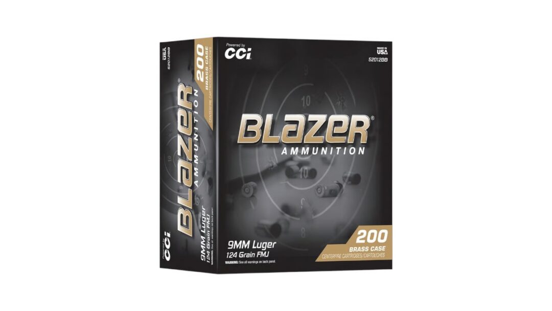 CCI BLAZER 9MM 124GR FMJ 200RD-604544708660