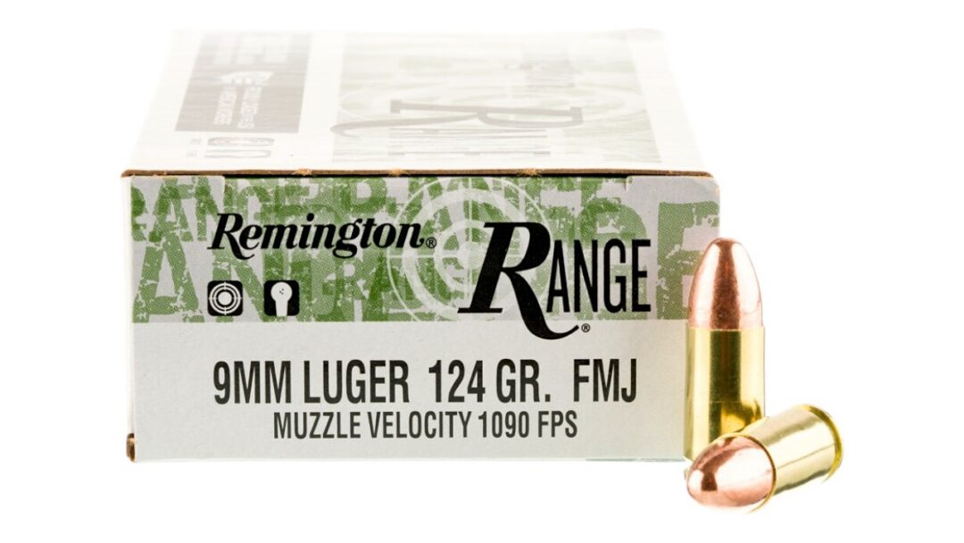 REMINGTON RANGE 9MM 124GR FMJ 50RD-047700661308