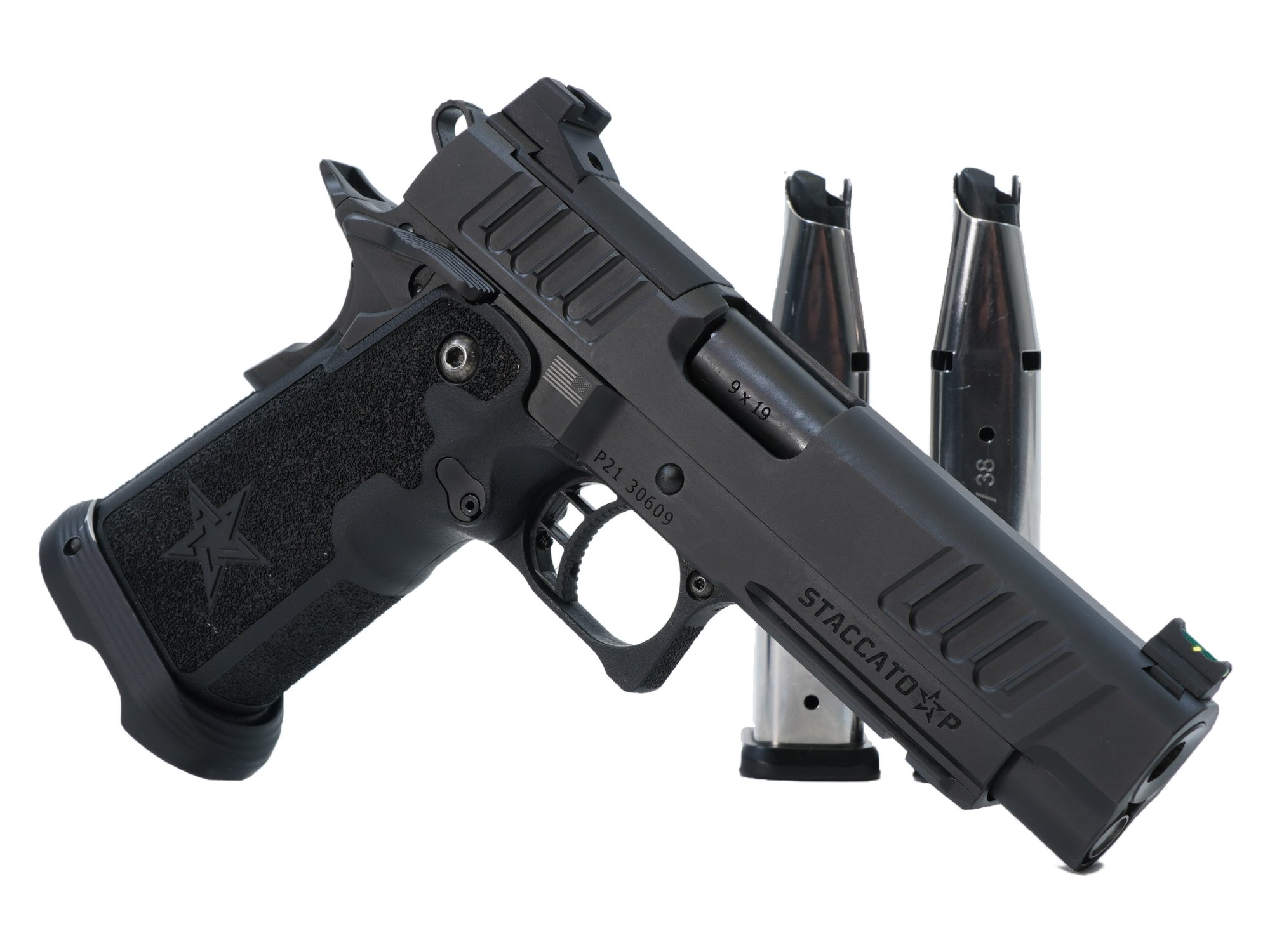 Staccato P 4.4" 9mm 17rd, Optics-Ready, Black DLC