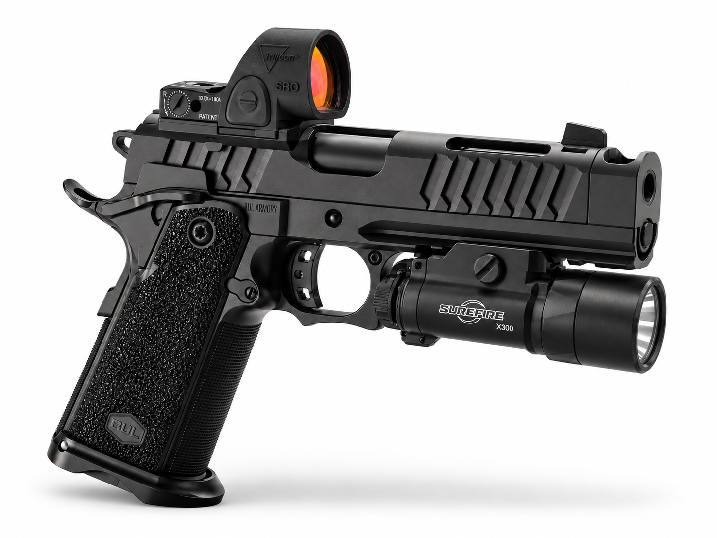 BUL ARMORY SAS II TAC COMP (2026) TRIJICON SRO + X300 BUNDLE | BLACK